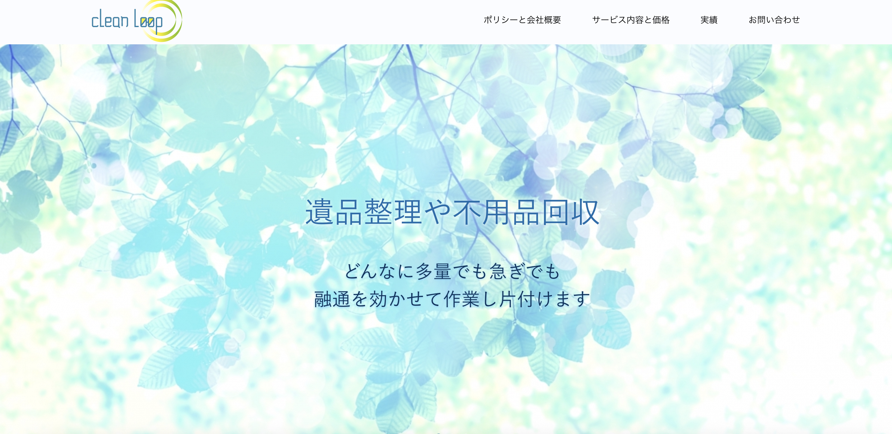 クリーンループ（株式会社ZION（ザイオン））の公式サイト
